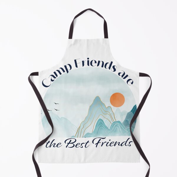 Item preview, Camp Friends are the Best Friends - Light Blue Mountains designed and sold by Unaiza Khalid.