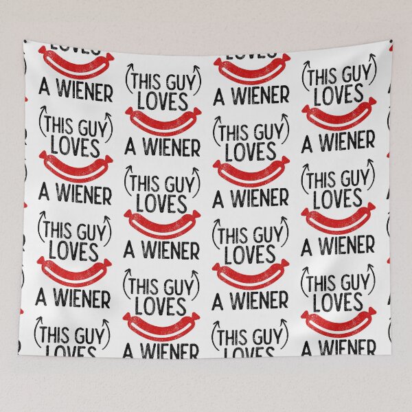 Item preview, This Guy Loves A Wiener designed and sold by FNStuff.