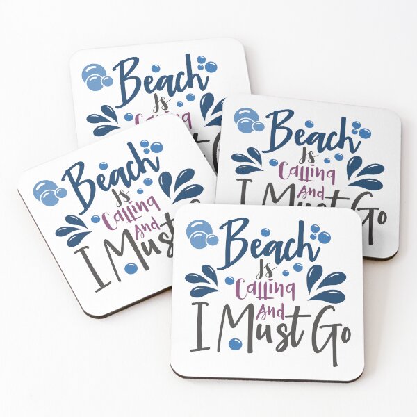 Item preview, Beach is calling & I must go - Dark designed and sold by Unaiza Khalid.