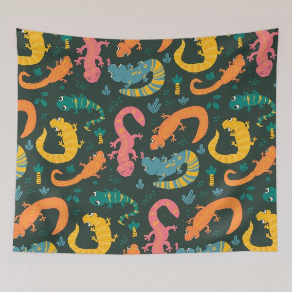 Item preview, Colorful salamanders designed and sold by DerSenat.