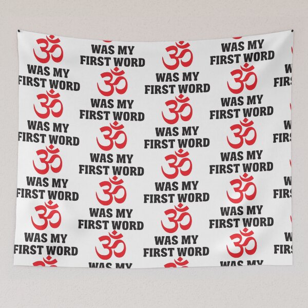 Item preview, Om was my first word designed and sold by nektarinchen.