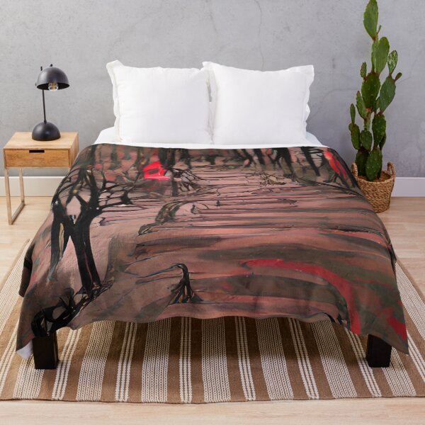 Item preview, Forest Trail Abstract Creepy Art designed and sold by CreepyKaleidopi.