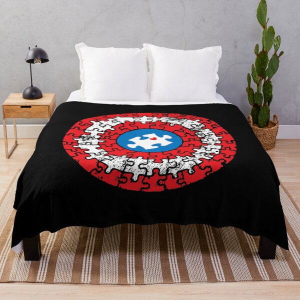 Item preview, Captain Autism Puzzle Superhero Shield Autism Awareness Gift designed and sold by HaaChris-Artis.