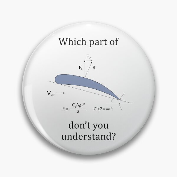 Item preview, Which part of LIFT EQUATION don't you understand? - PILOTS & AEROSPACE & AERONAUTICAL ENGINEERS BEING FUNNY, simple black typography pilot meme on white and beige background designed and sold by Kristina M.