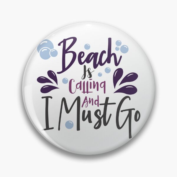 Item preview, Beach is calling & I must go - Purple designed and sold by Unaiza Khalid.