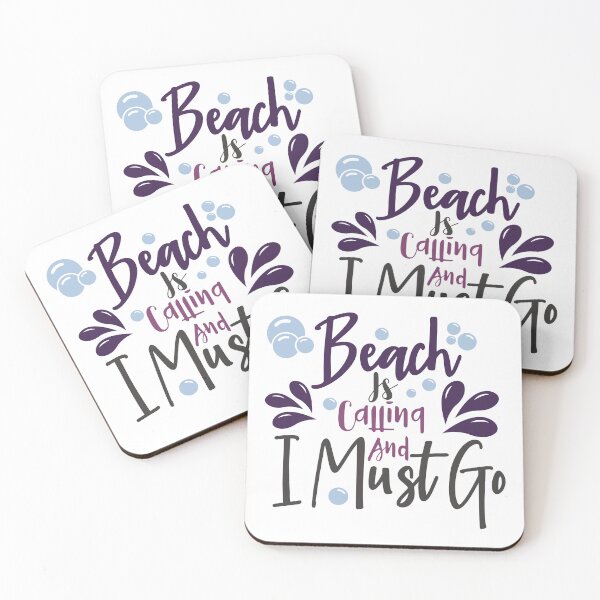Item preview, Beach is calling & I must go - Purple designed and sold by Unaiza Khalid.