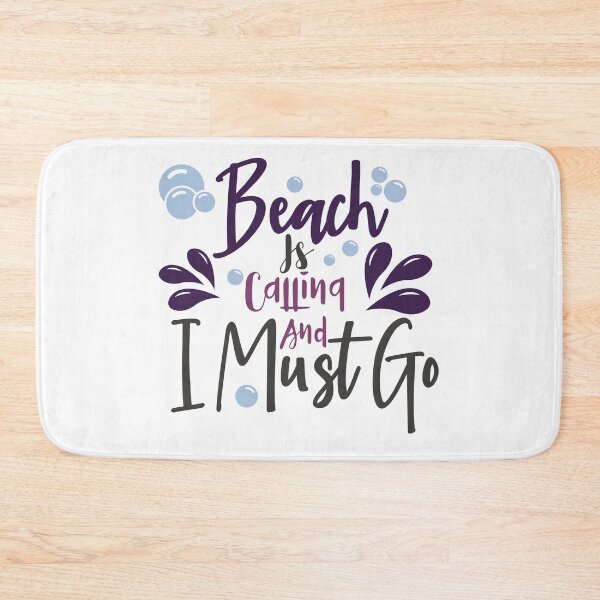 Item preview, Beach is calling & I must go - Purple designed and sold by Unaiza Khalid.