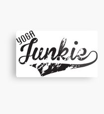 Yoga Junkie Metal Print