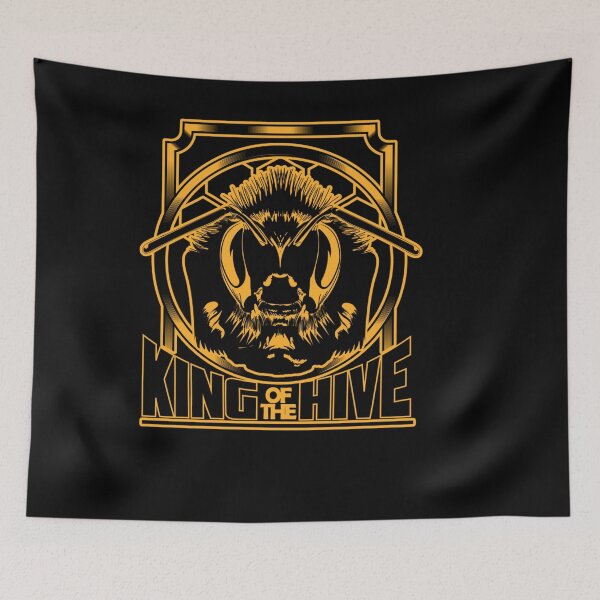 Item preview, KING OF THE HIVE FUNNY CUTE BEEKEEPING GIFT FOR BEE KEEPER designed and sold by sobriowslen.