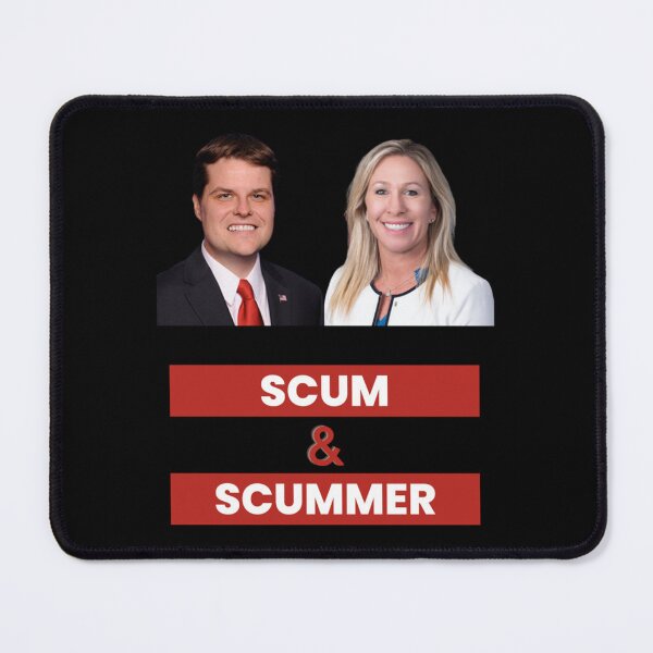 Item preview, marjorie taylor greene and matt gaetz scum and scummer    designed and sold by PamPan2.
