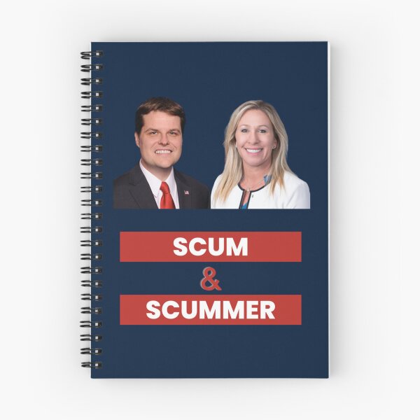 Item preview, marjorie taylor greene and matt gaetz scum and scummer    designed and sold by PamPan2.