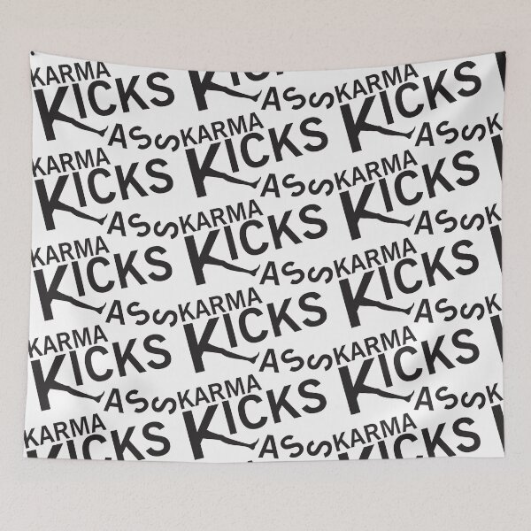 Item preview, Karma Kicks ass designed and sold by nektarinchen.