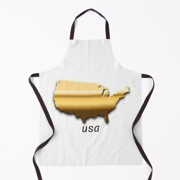 Item preview, USA United States Golden Map 3d t-shirt  designed and sold by KARTICK DUTTA.