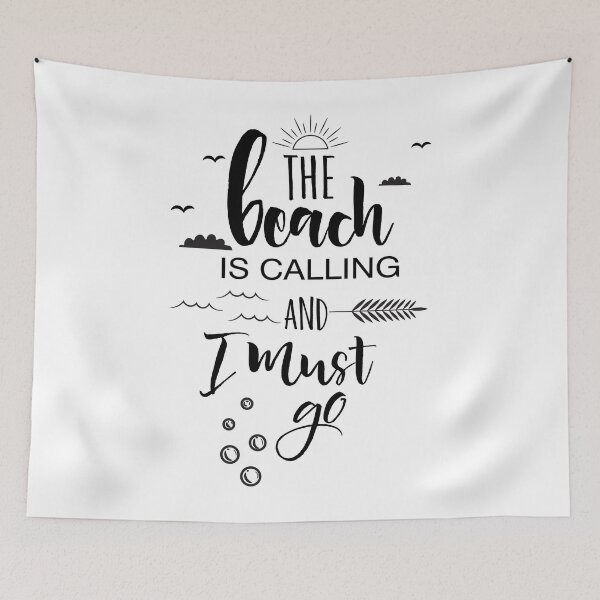 Item preview, Copy of Beach is calling & I must go - Purple designed and sold by Unaiza Khalid.