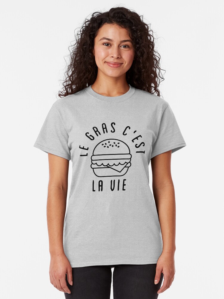 T-shirt classique ''LGCLV Burger Salade' : autre vue