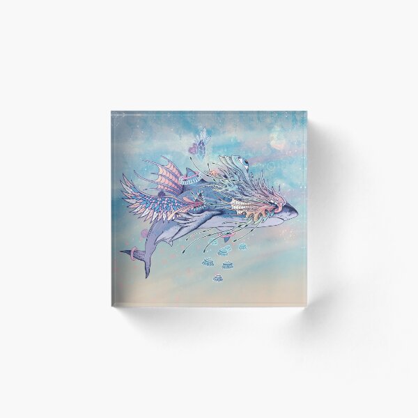 Journeying Spirit (Shark) Acrylic Block
