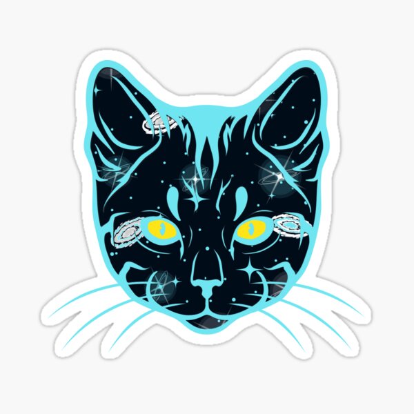 "Space Cat" Sticker for Sale by besuryex3m Redbubble