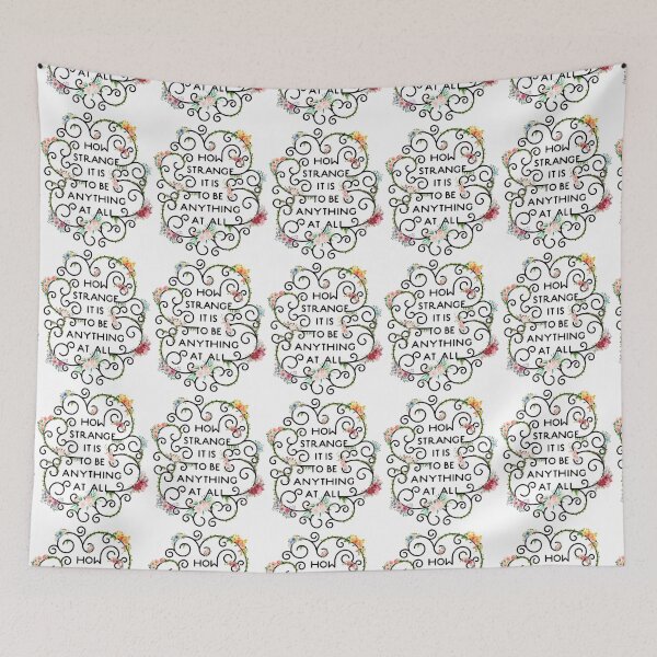 Item preview, Neutral Milk Hotel - How Strange It Is To Be Anything At All Floral   designed and sold by CastilloDiana33.