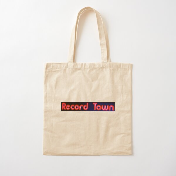 Records are a Sound Purchase - Record Tote Bag (Black) — White