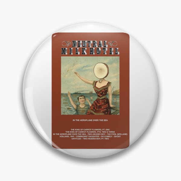 Artikelvorschau, Neutral Milk Hotel - Im Flugzeug über dem Meer Fan Art entworfen und verkauft von CastilloDiana33.
