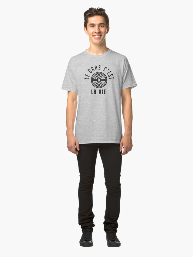 T-shirt classique ''LGCLV Pizza' : autre vue
