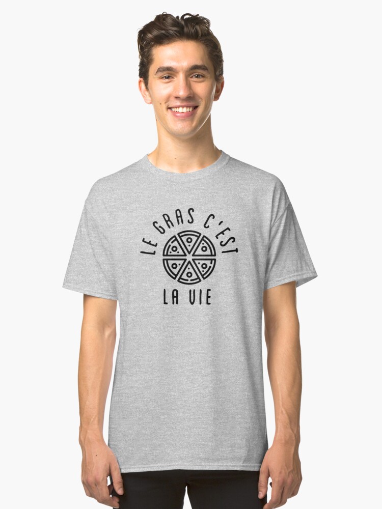 T-shirt classique ''LGCLV Pizza' : autre vue