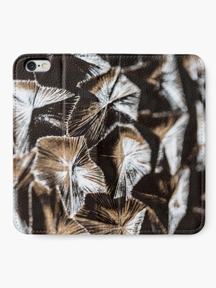 Alternate view of Fluted glass pattern retro iPhone Wallet