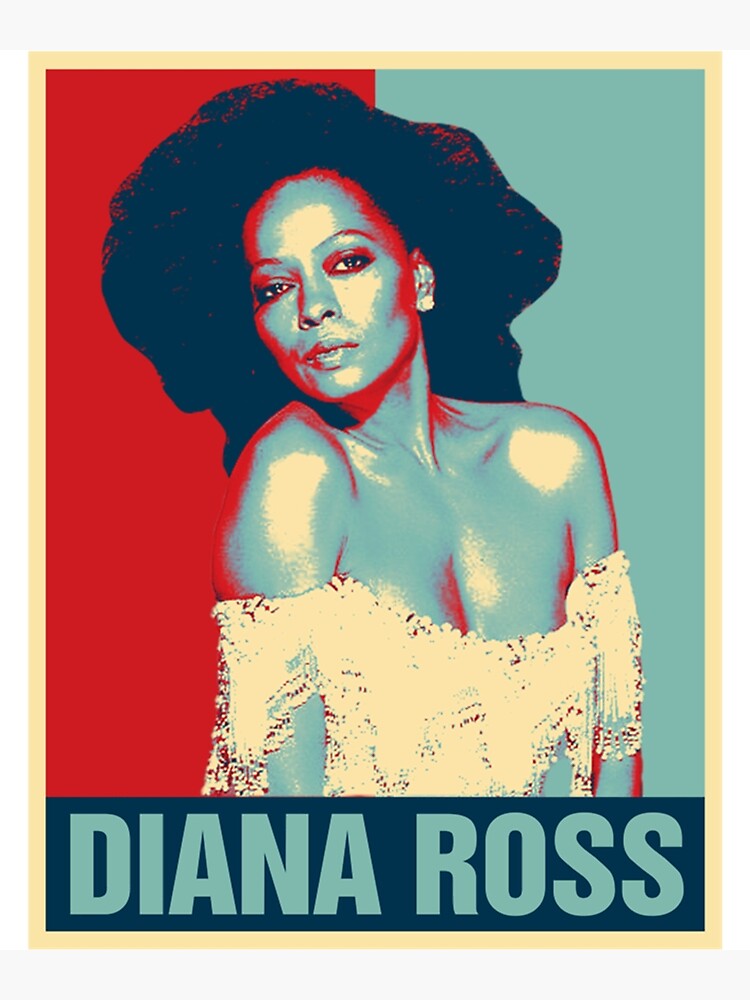 Disover Retro Hope Style Diana Ross   - Copy Premium Matte Vertical Poster