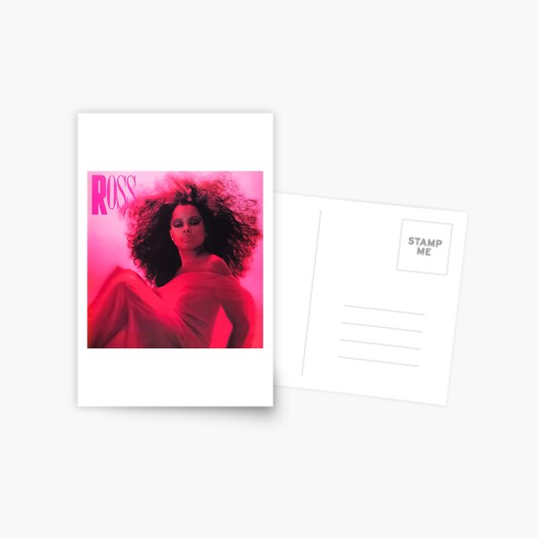 DIANA ROSS POSTCARD  UNUSED 