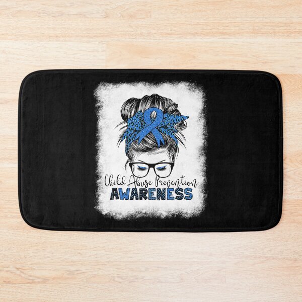 Item preview, Child Abuse Prevention Awareness Messy Hair Bun Women designed and sold by HaaChris-Artis.