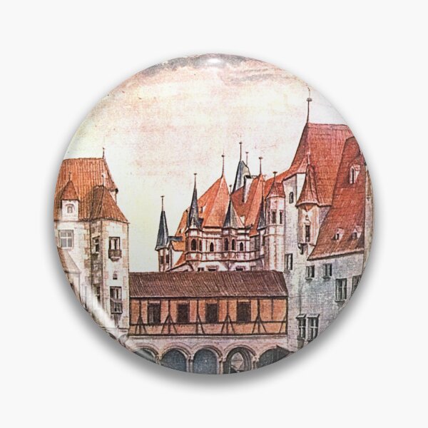 Item preview, Courtyard of the former castme in innsbruk without by albrecht durer artwork  designed and sold by Golido.