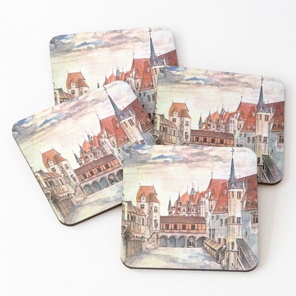 Item preview, Courtyard of the former castme in innsbruk without by albrecht durer artwork  designed and sold by Golido.