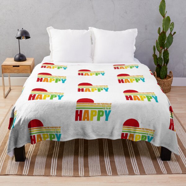 Item preview, THE PURPOSE OF OUR LIVES IS TO BE HAPPY - MOTIVATIONAL HAPPINESS QUOTES designed and sold by Kimirina.