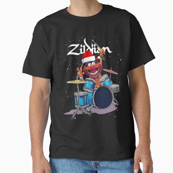 Vista previa del artículo con la obra «Navidad-Zildjian Muppet Animal Drummer», diseñado y vendido por Evie-MaeWard.