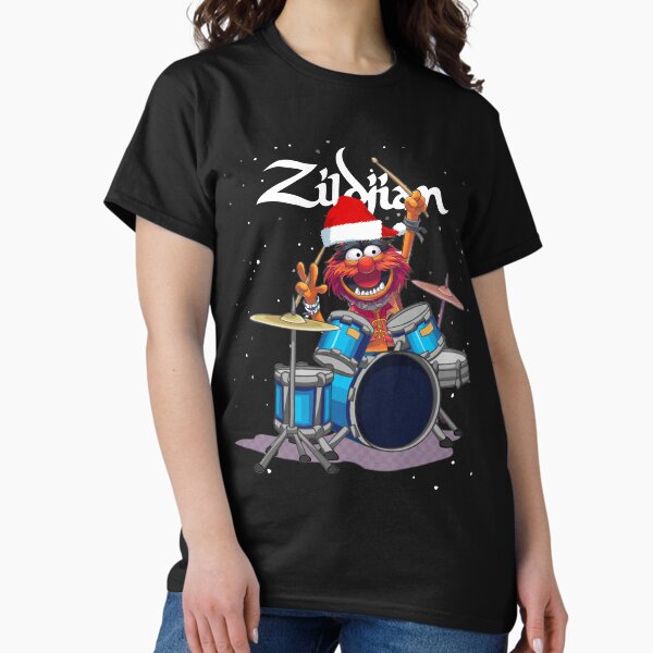 Vista previa del artículo con la obra «Navidad-Zildjian Muppet Animal Drummer», diseñado y vendido por Evie-MaeWard.