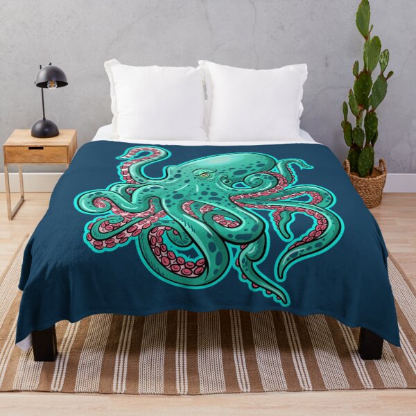 Item preview, Amazing Giant Green Octopus designed and sold by AdamKaderabek.