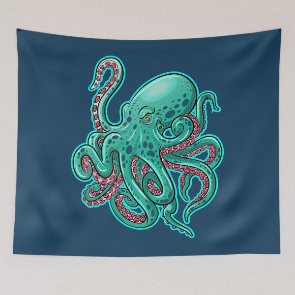Item preview, Amazing Giant Green Octopus designed and sold by AdamKaderabek.