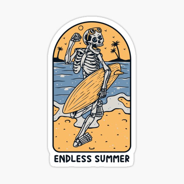 Vista previa del artículo con la obra «DISEÑO DE SURF DE VERANO SIN FIN», diseñado y vendido por AdamKaderabek.