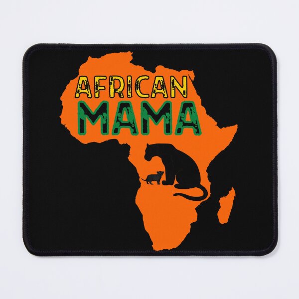 Item preview, African Momma Lioness & Cub Orange designed and sold by MojaveTradePost.