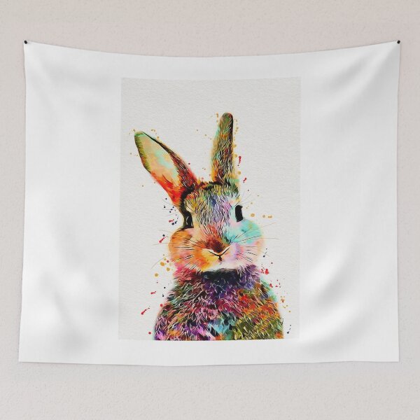 Item preview, Rabbit Watercolor Art Work designed and sold by AdamKaderabek.