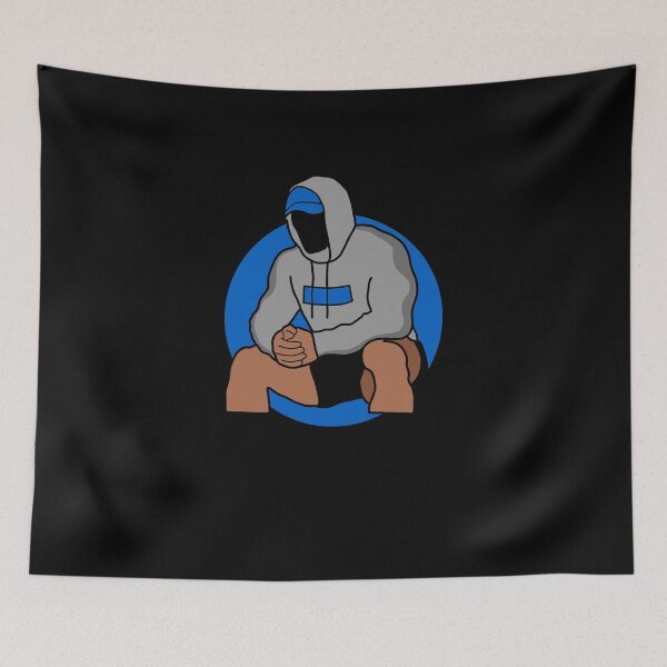 Item preview, Cbum Hoodie Silhouette Blue designed and sold by designsbyted.