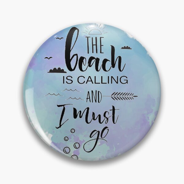 Item preview, Beach is calling & I must go - Blue Splash designed and sold by Unaiza Khalid.