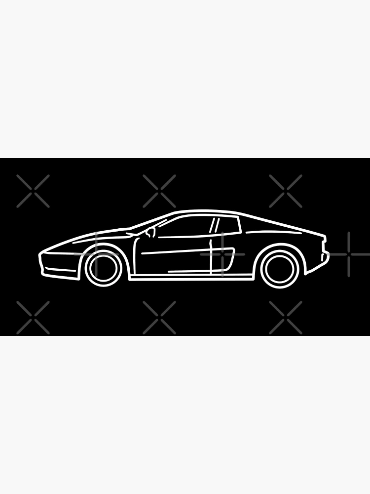 Imagen 3 de 3, Póster con la obra Ferrari 512 TR, diseñada y vendida por AutoClub.