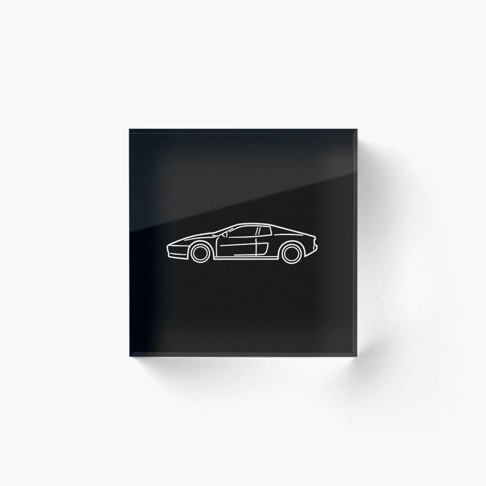 Vista previa del artículo con la obra «Bloque acrílico», diseñado y vendido por AutoClub.