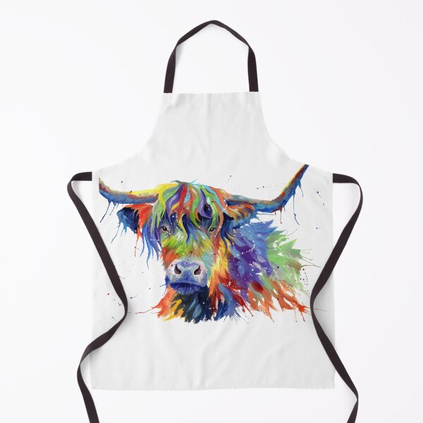 Item preview, Multicolour Highland Cow designed and sold by sarahstribb.