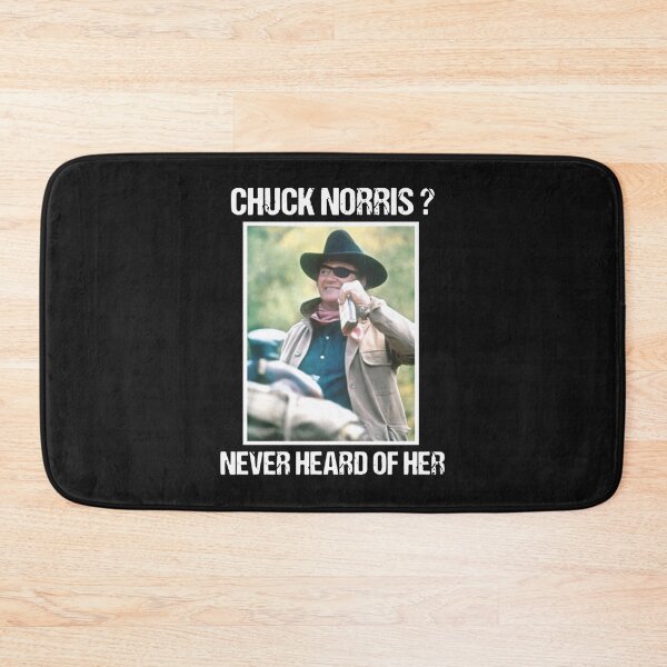 Item preview, chuck norris never heard of her america designed and sold by jamiefqk.