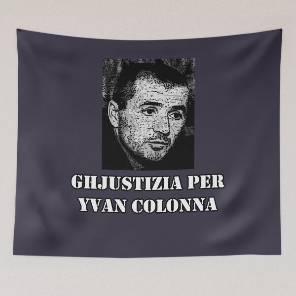 Item preview, Retro Ghjustizia per Yvan Colonna designed and sold by IlseWestphal.