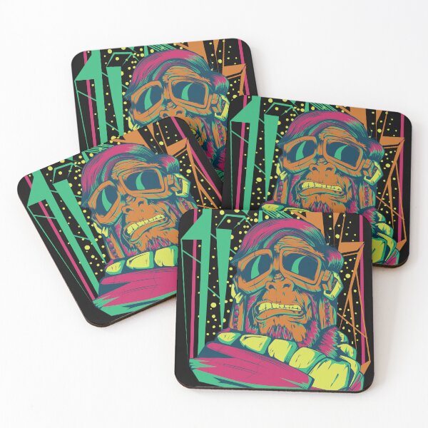 Item preview, Space Monkey - Cool Illustration based on street art designed and sold by The Patootoos.
