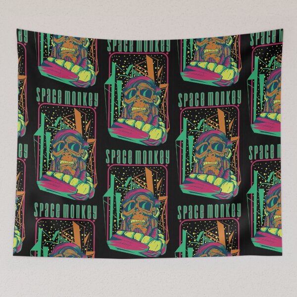 Item preview, Space Monkey - Cool Illustration based on street art designed and sold by The Patootoos.