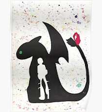 HTTYD - Water Color Poster